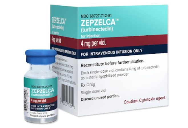 鲁比卡丁 鲁比卡丁/卢比克替定(ZEPZELCA/LURBINECTEDIN)治疗转移性小细胞肺癌疗效明显