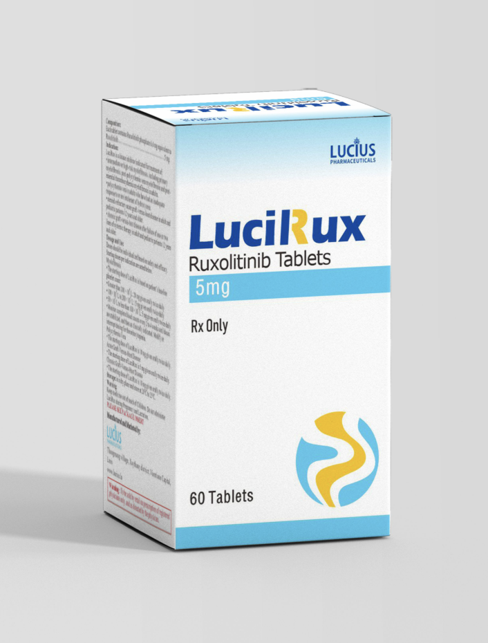 卢修斯（Lucius）芦可替尼（Ruxolitinib，商品名：Lucirux 5mg）