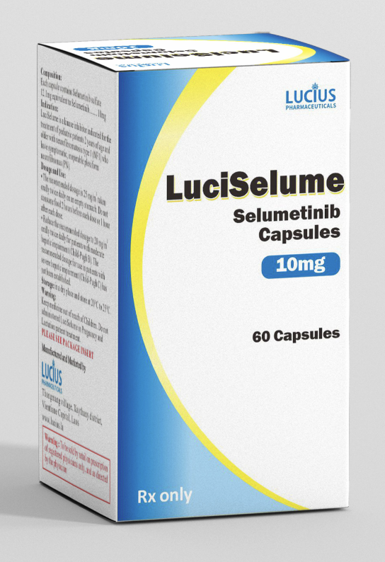 卢修斯lucius司美替尼10mg(luciselume)Selumetinib适应症和用法用量