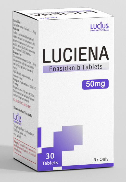 卢修斯lucius恩西地平（luciena)Enasidenib适应症和用法用量