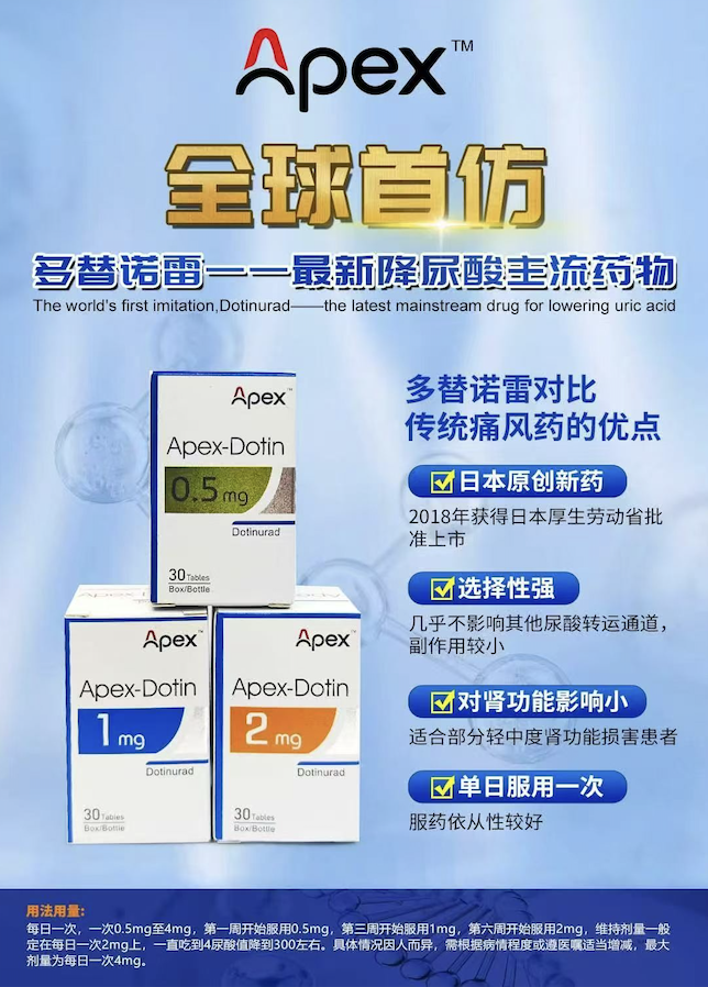 多替诺雷（Dotinurad）长期治疗优势